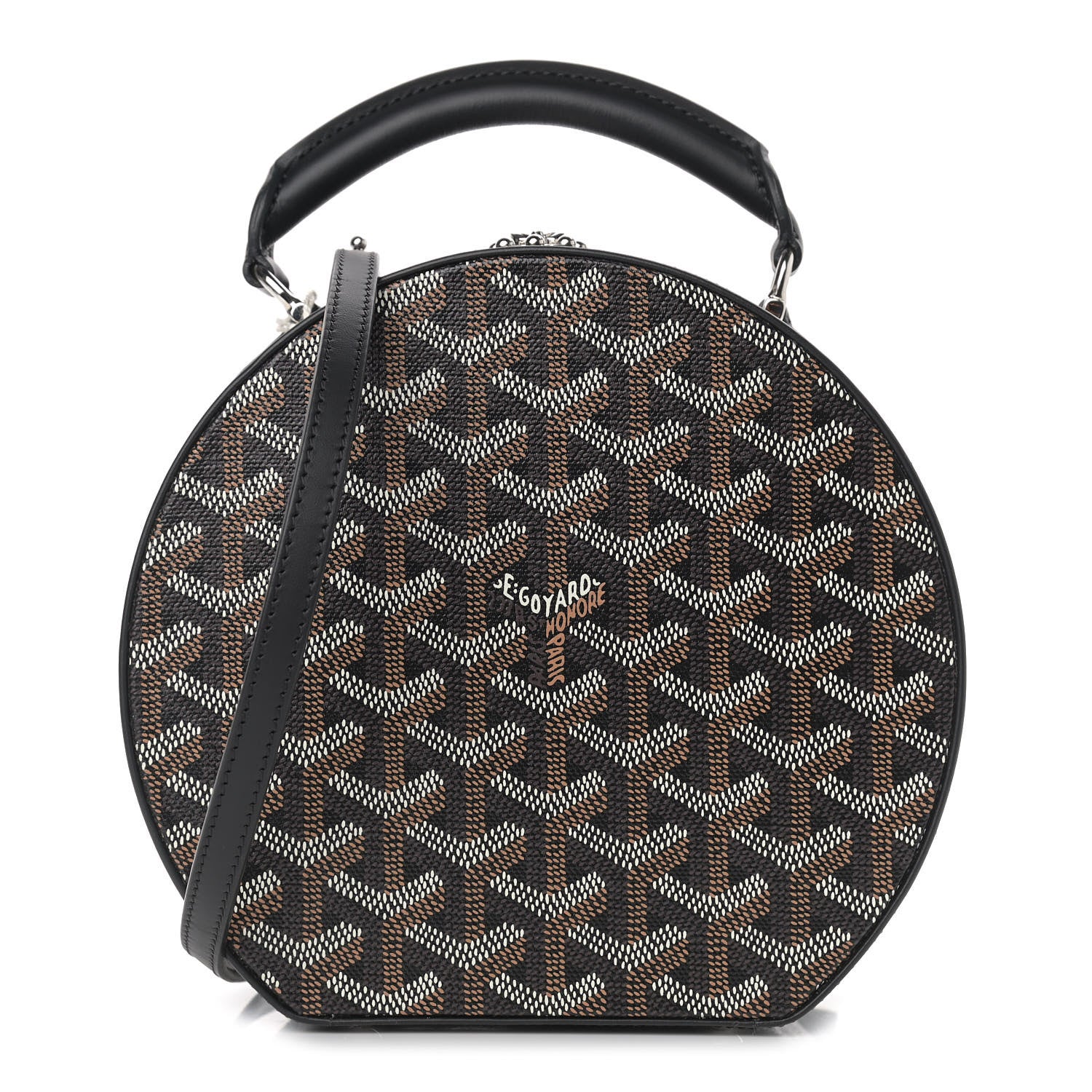 Goyard Goyardine Alto Hatbox Black 1 of 8