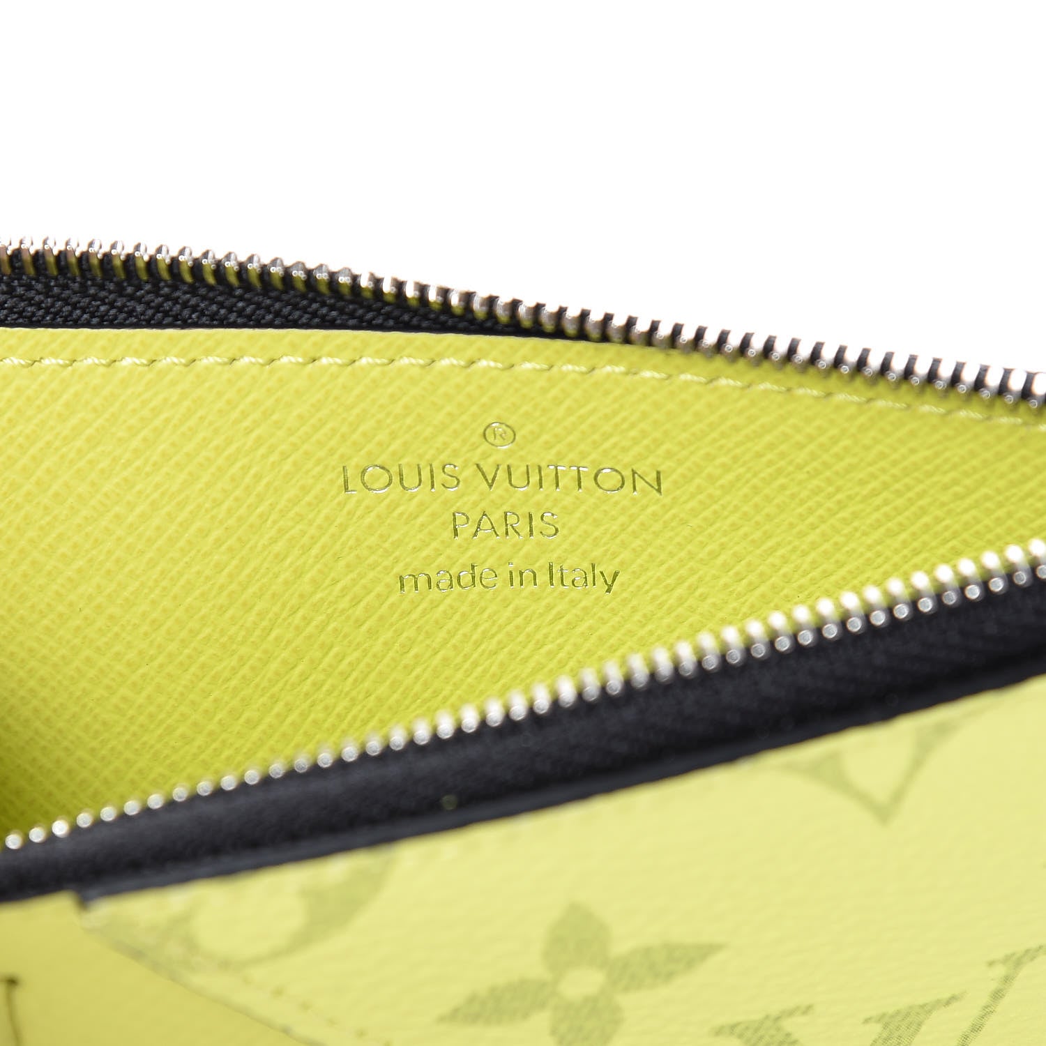 Louis Vuitton Monogram Taiga Coin Card Holder Yellow 6 of 7