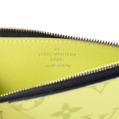 Louis Vuitton Monogram Taiga Coin Card Holder Yellow 6 of 7
