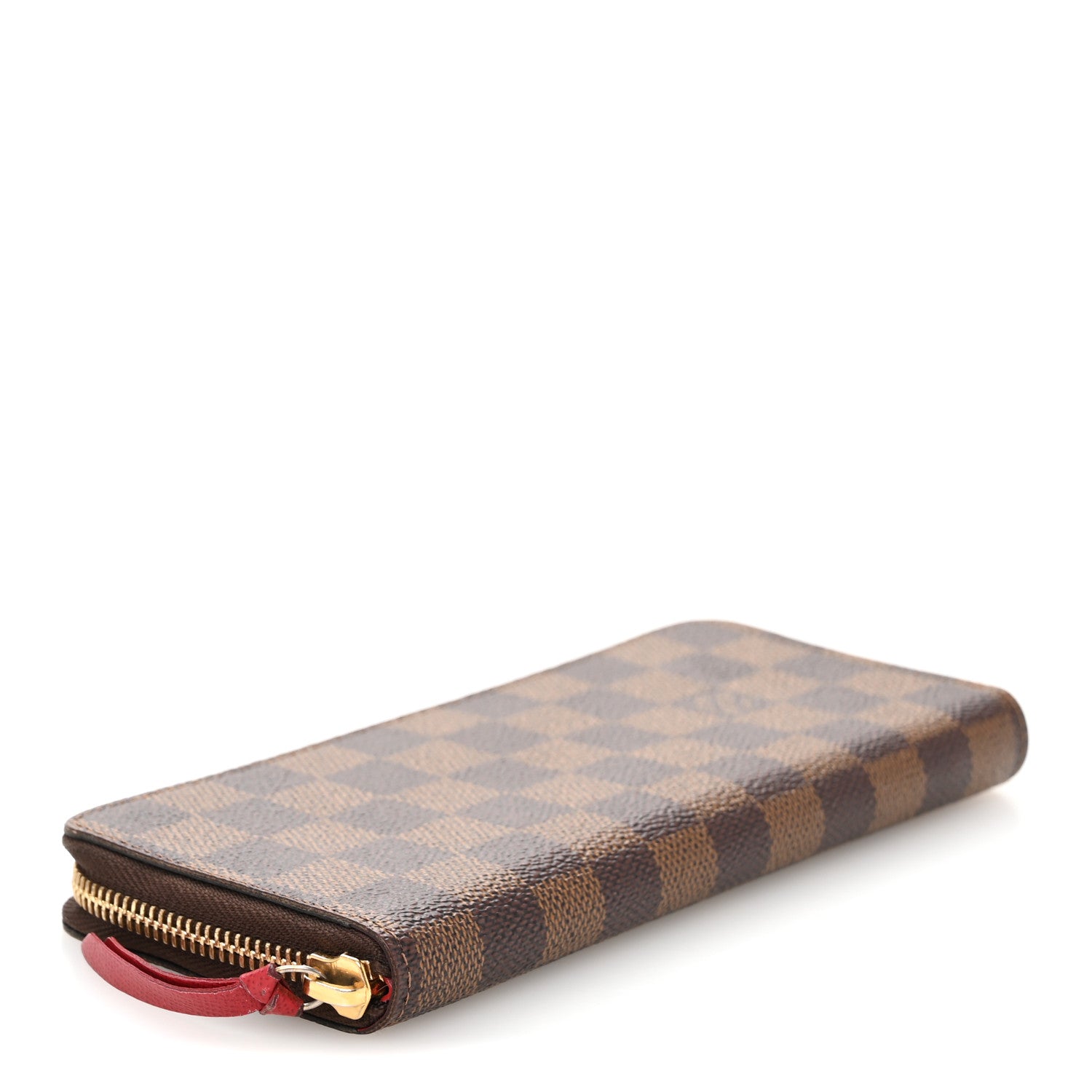 Louis Vuitton Damier Ebene Clemence Wallet Cherry 4 of 10