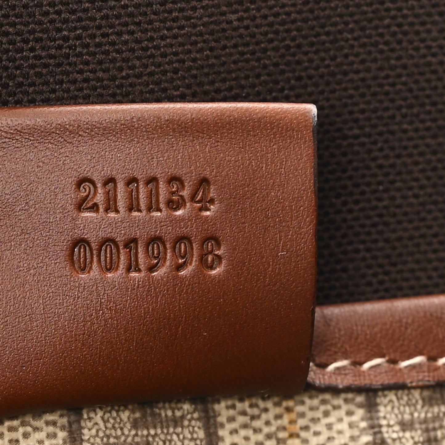 GG Plus Monogram Medium Signature Web Loop Tote Light Brown