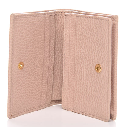 Gucci Dollar Calfskin GG Marmont Card Case Perfect Pink 5 of 9