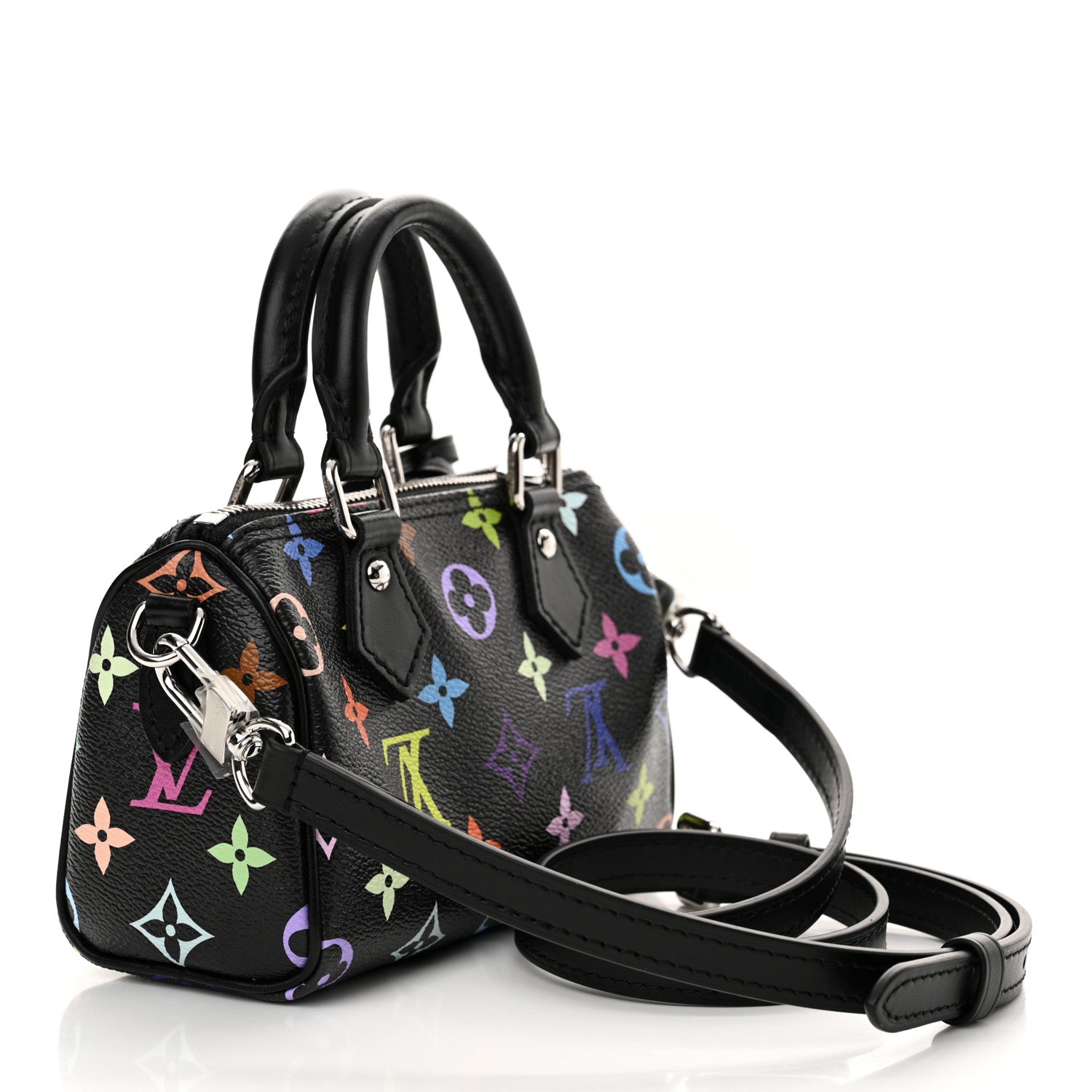 Louis Vuitton LV X TM Monogram Multicolor Nano Speedy Black 3 of 10