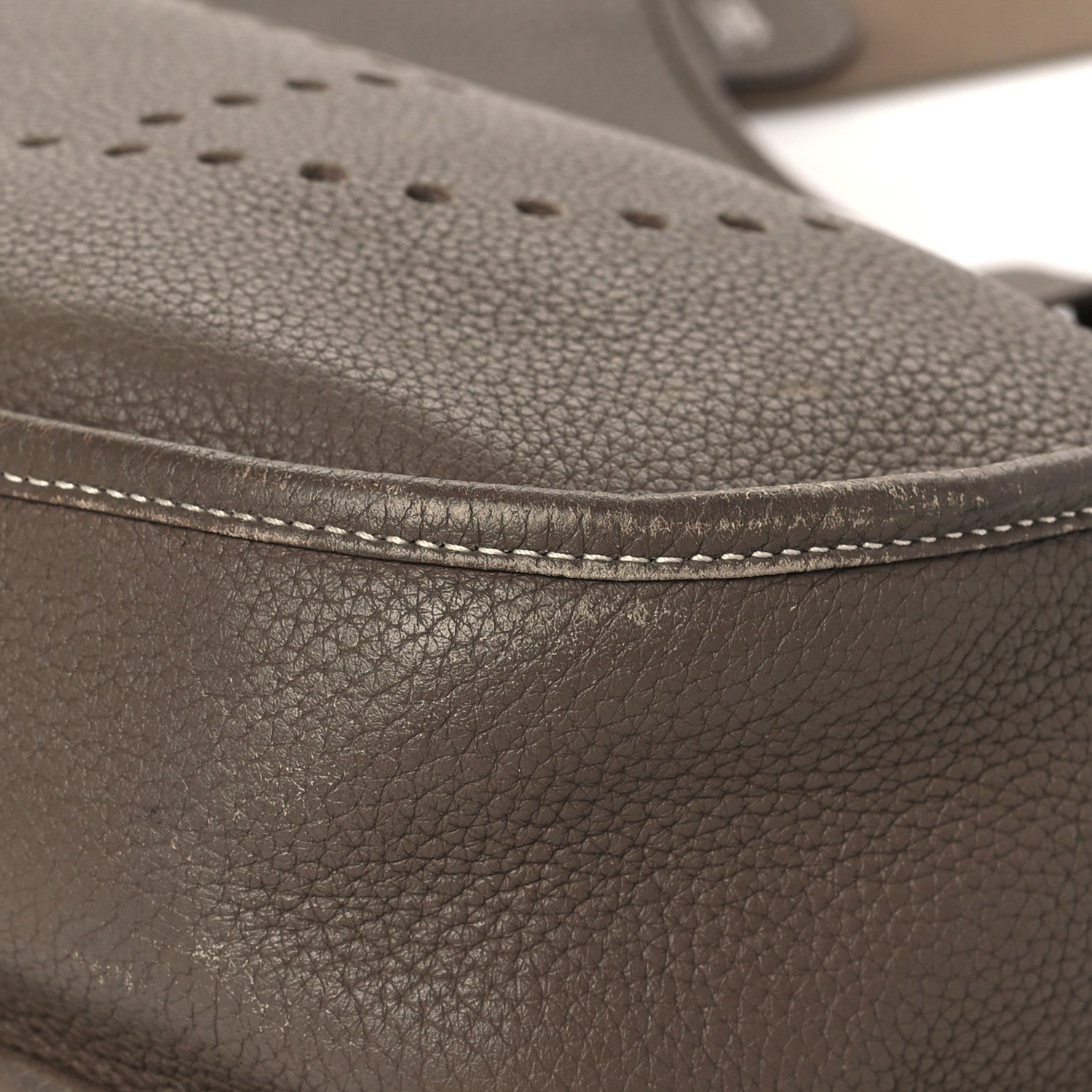 Hermes Taurillon Clemence Evelyne III GM Etoupe 9 of 13