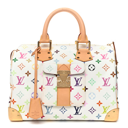 Louis Vuitton Monogram Multicolor Speedy 30 White 1 of 8