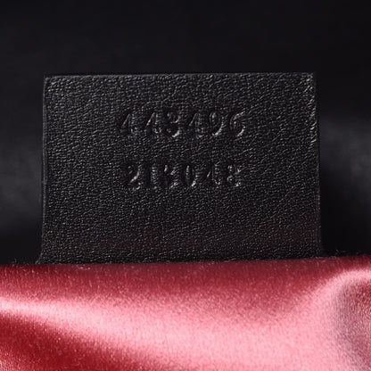 Gucci Velvet Matelasse Loved Embroidered Medium GG Marmont Shoulder Bag Black 9 of 9