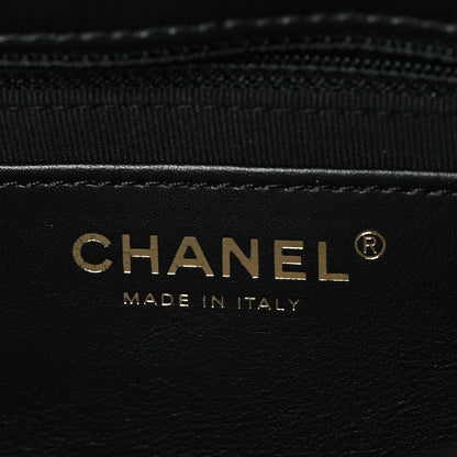 Chanel Shearling Quilted Hobo Black 6 of 9