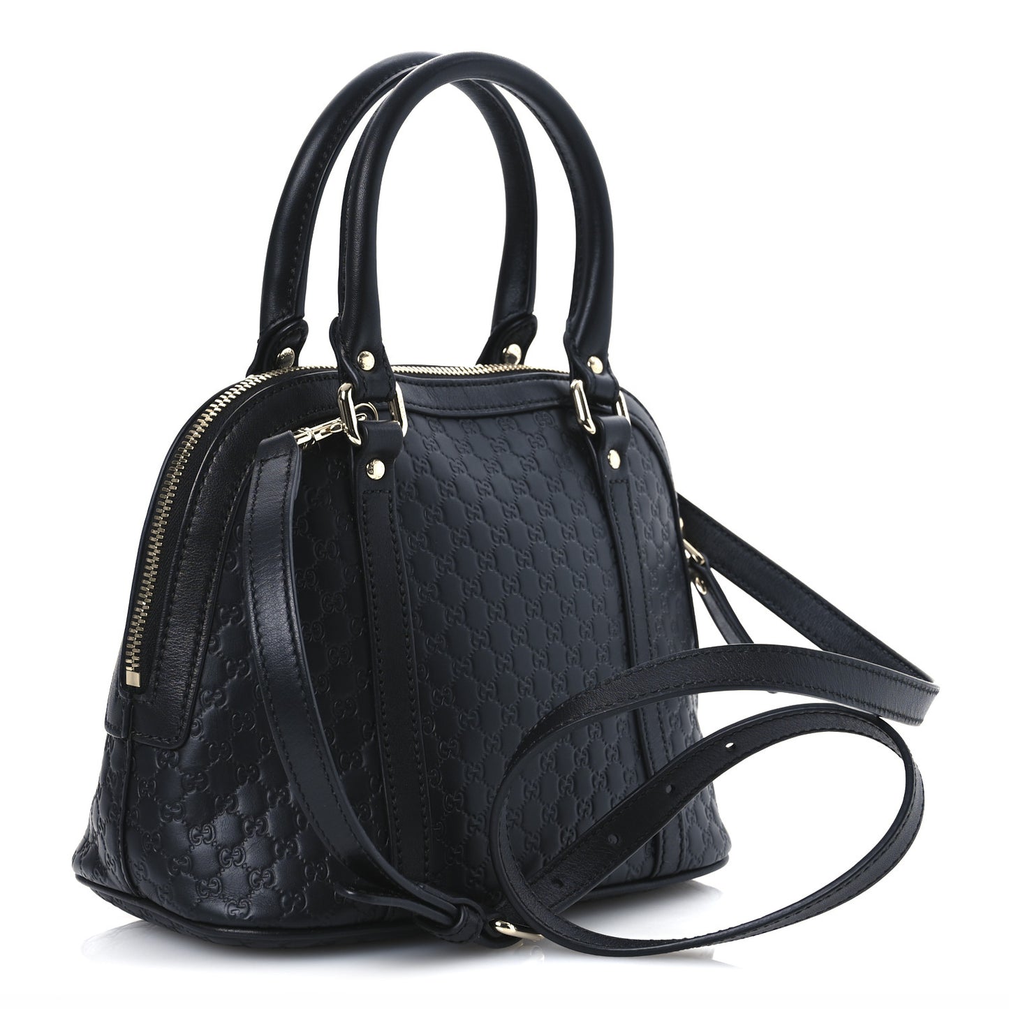 Microguccissima Mini Dome Bag Black