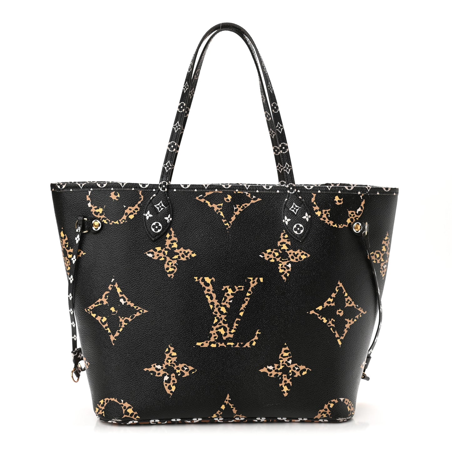 Monogram Giant Jungle Neverfull MM Black