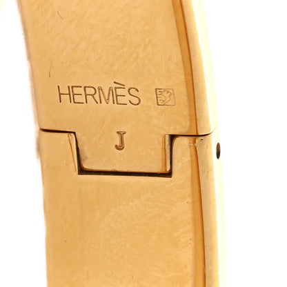 Hermes Enamel Narrow Clic Clac H Bracelet PM Orange 4 of 5