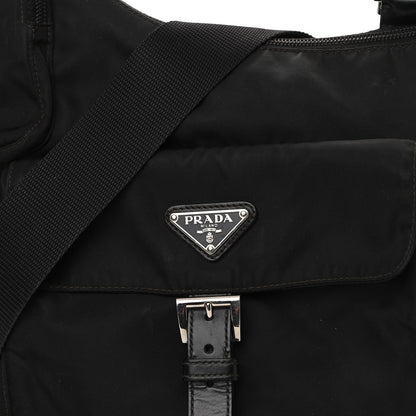 Prada Nylon Vela Sling Messenger Bag Black 6 of 11