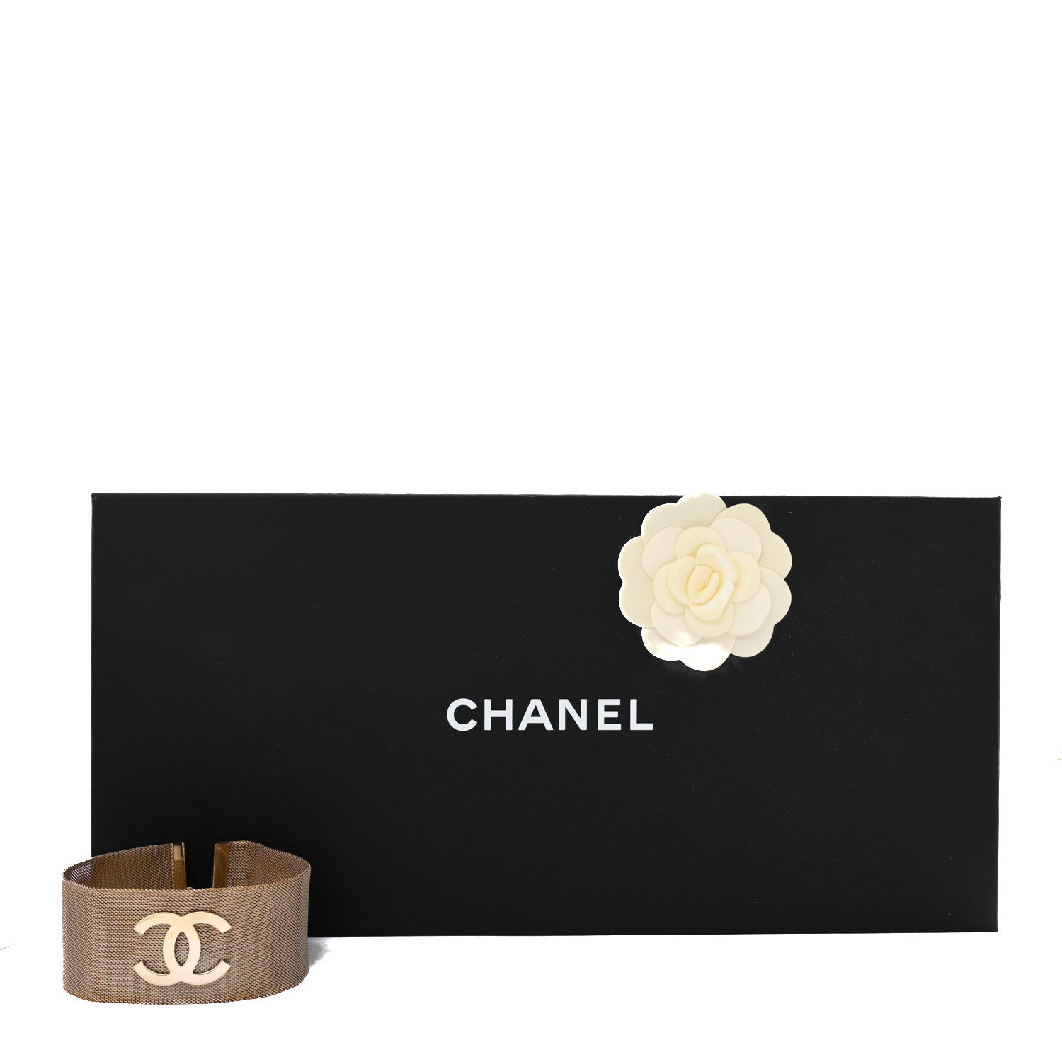 Chanel Mesh CC Choker Necklace Gold 6 of 6
