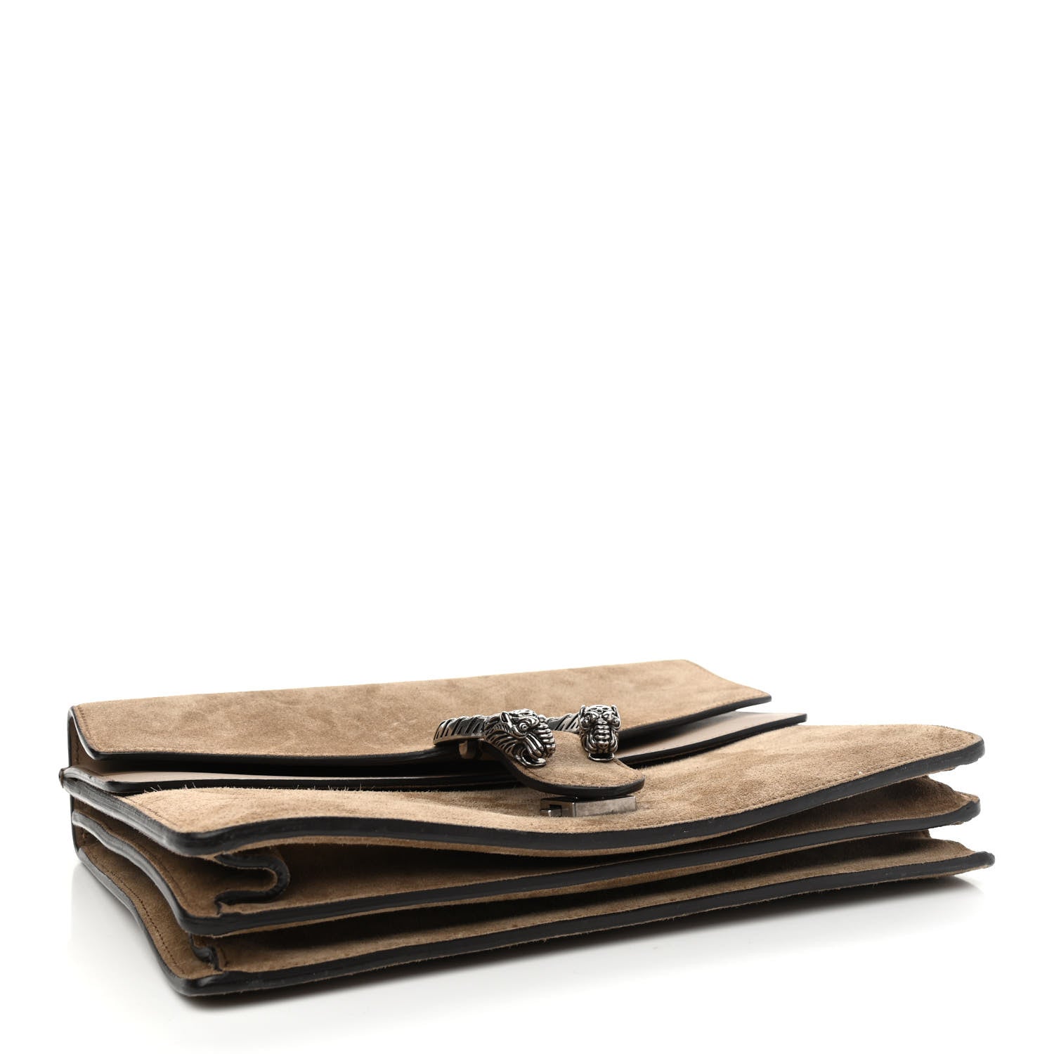 Gucci Suede Medium Dionysus Shoulder Bag Taupe 4 of 9