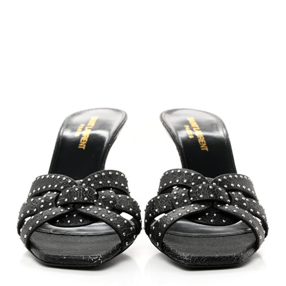 Saint Laurent Tribute Slide 85 Mules 37.5 Black 2 of 11