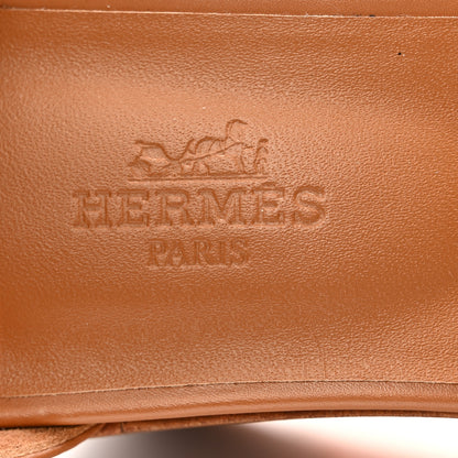 Hermes Calfskin Illusion 35 Sandals 36.5 Naturel 7 of 12