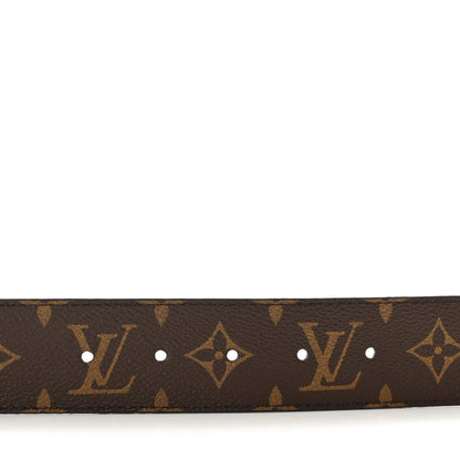 Louis Vuitton Calfskin Monogram 40mm LV Initiales Reversible Belt 85 34 4 of 5