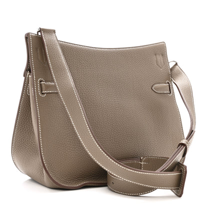 Hermes Taurillon Clemence Jypsiere 28 Etoupe 3 of 12