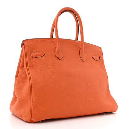 Hermes Togo BIRKIN 35 Orange 5 of 23