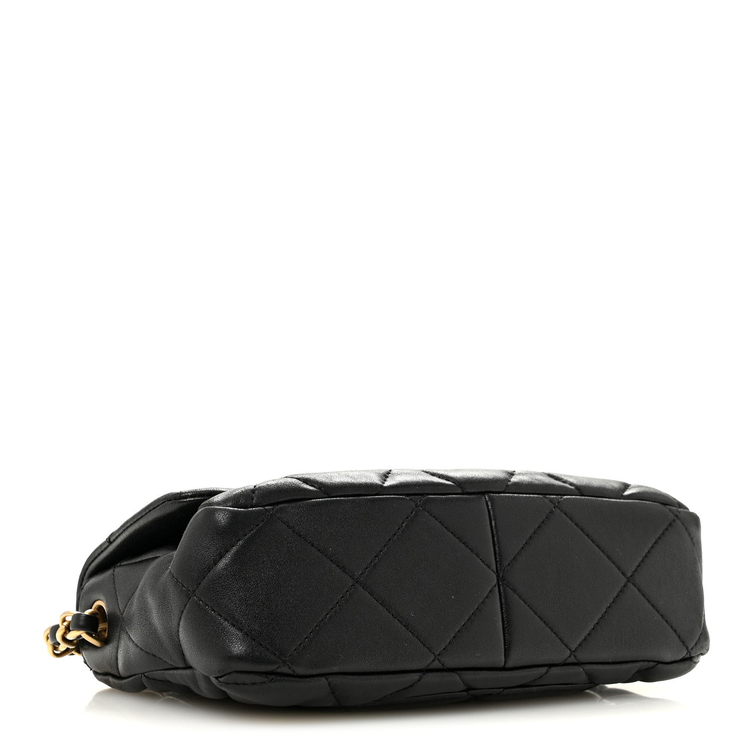 Chanel Lambskin Plexiglass Quilted Coco Love Flap Black 4 of 15