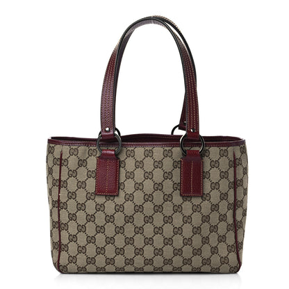 Gucci Monogram Medium Tote Red 1 of 6