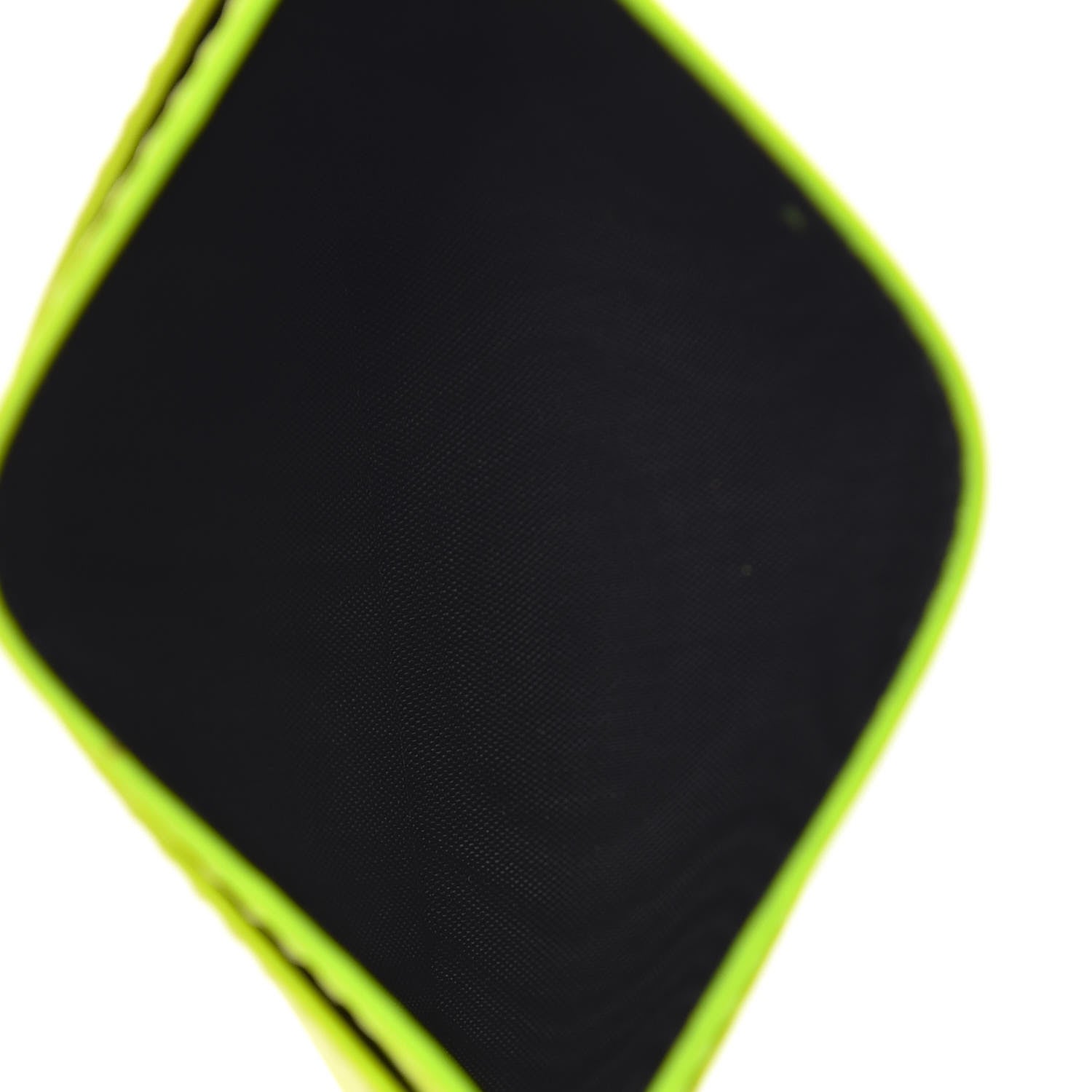 Balenciaga Textured Calfskin Everyday Multi Card Case Jaune Fluo 5 of 6