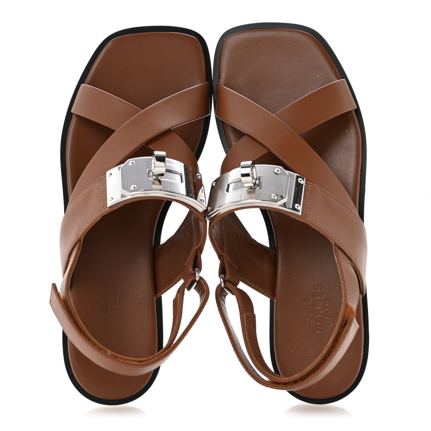 Calfskin Womens Ines Sandals 37 Gold