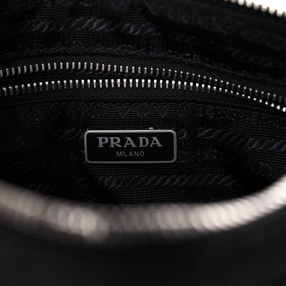 Prada Nylon Tessuto Impuntu Quilted Crossbody Bag Black 5 of 11