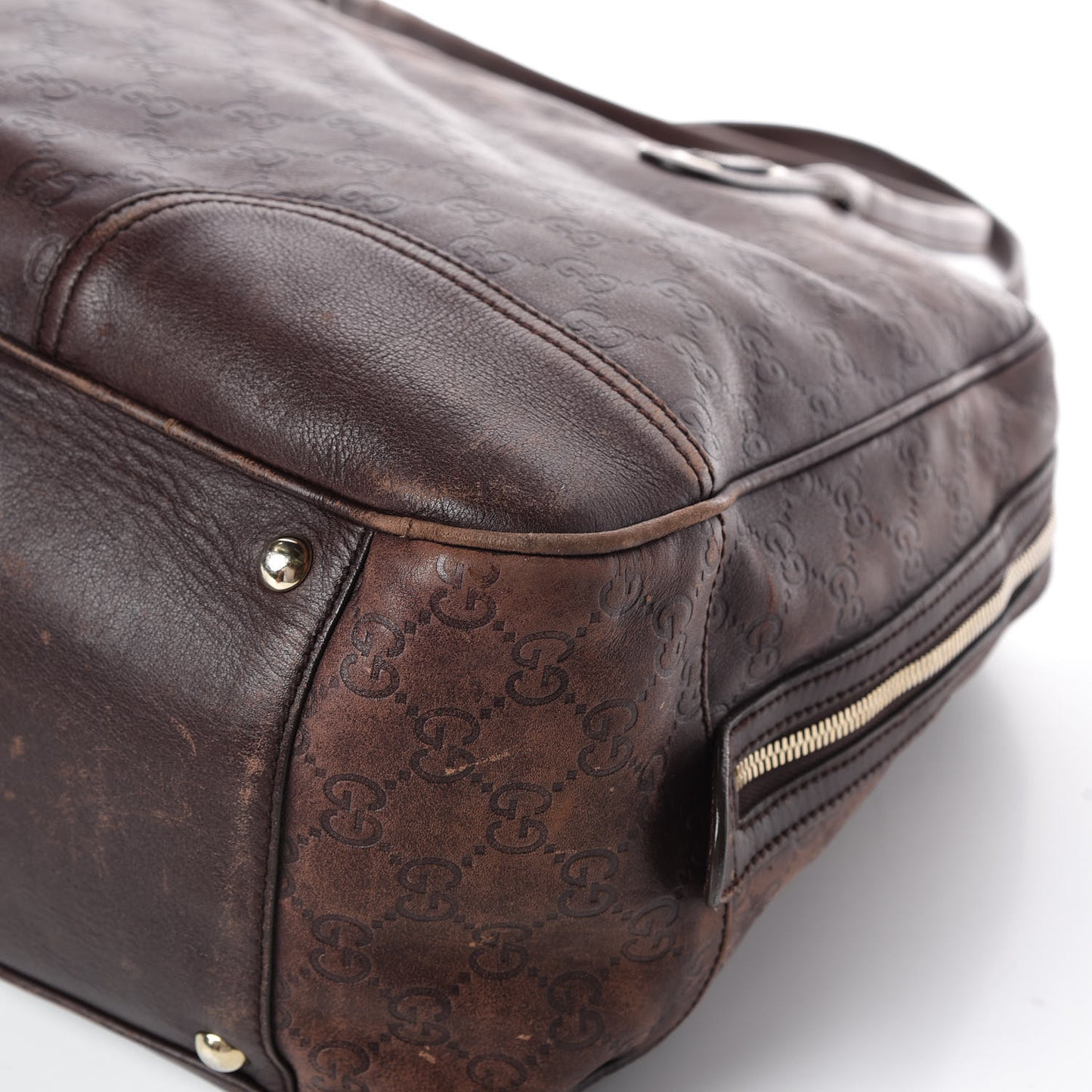 Guccissima Large Princy Tote Brown