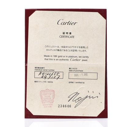 Cartier 18K White Gold 5.5mm LOVE Ring 55 7.25 6 of 6
