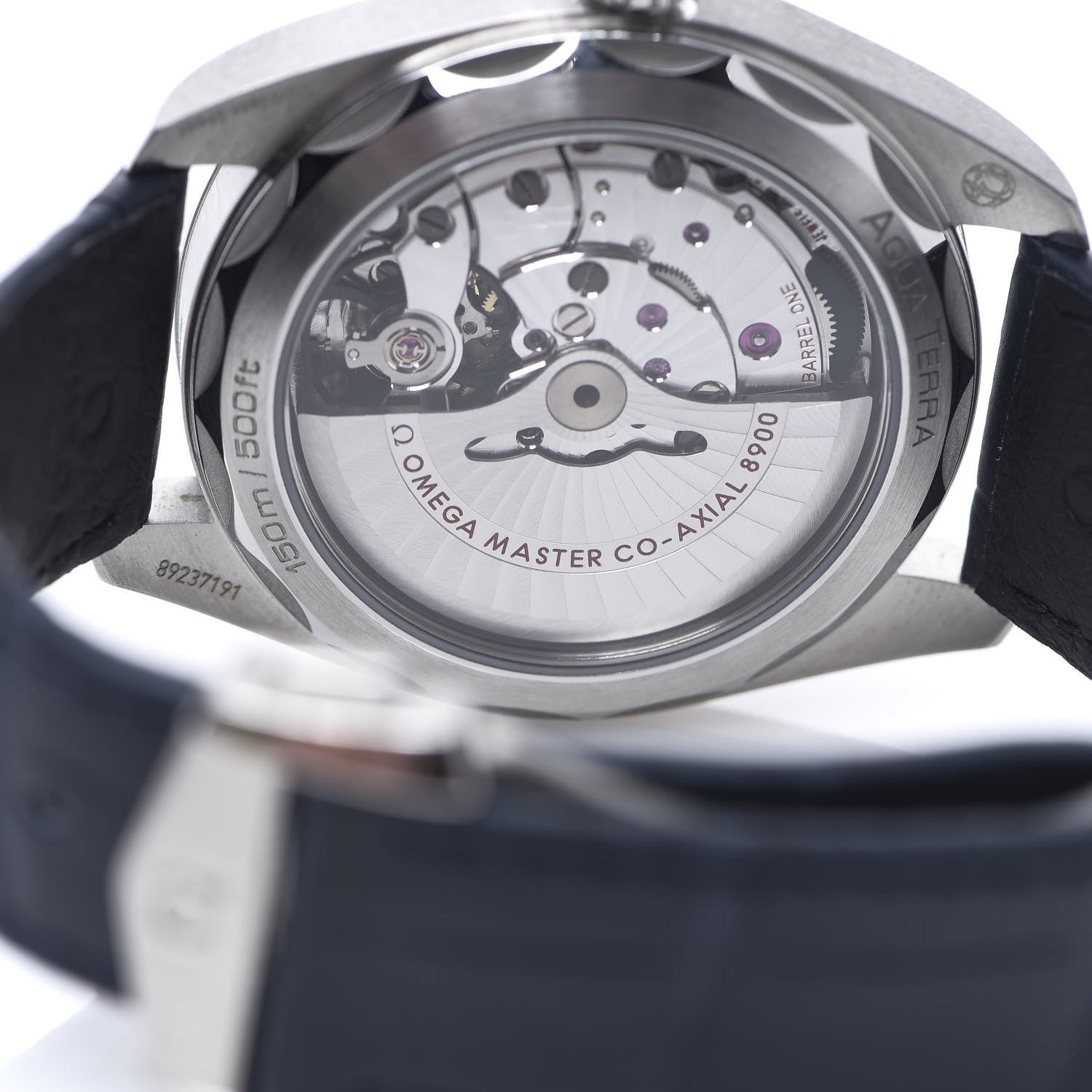 Omega Stainless Steel Alligator 41mm Seamaster Aqua Terra Co-Axial Automatic Watch Blue 220.13.41.21.03.001 4 of 9
