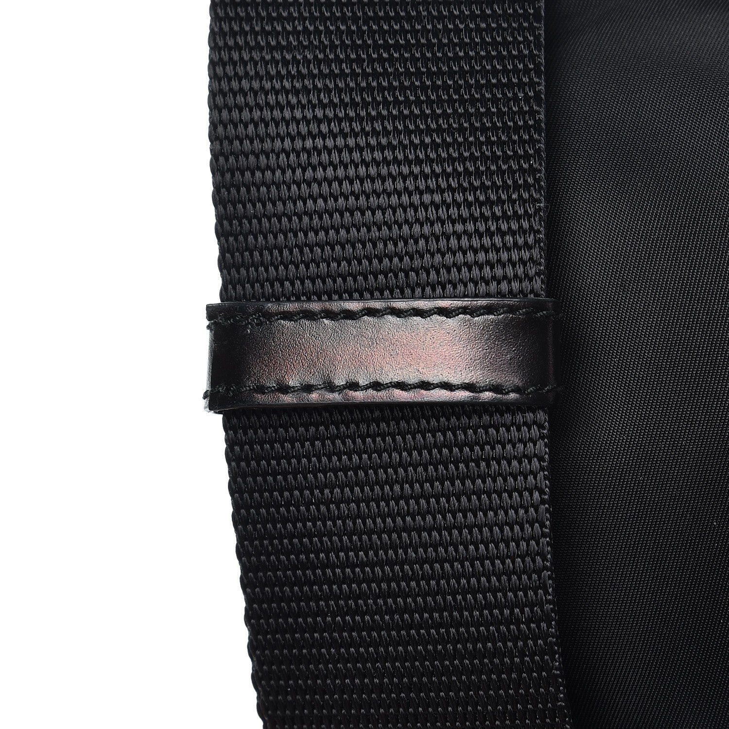 Prada Nylon Vela Flat Messenger Bag Black 8 of 8