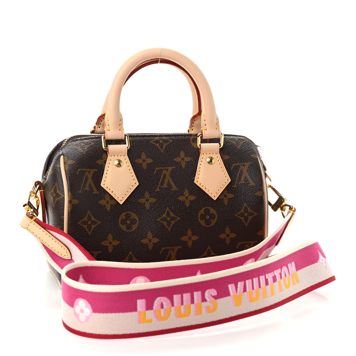 Monogram Speedy Bandouliere 20 Fuchsia
