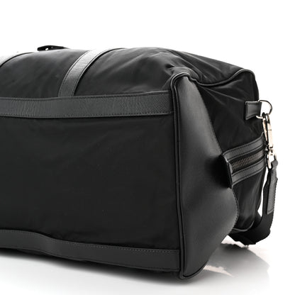 Prada Tessuto Nylon Saffiano Duffle Black 10 of 18