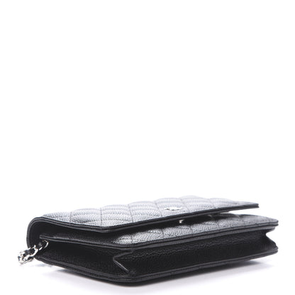Chanel Caviar Quilted Wallet On Chain WOC Black 4 of 12