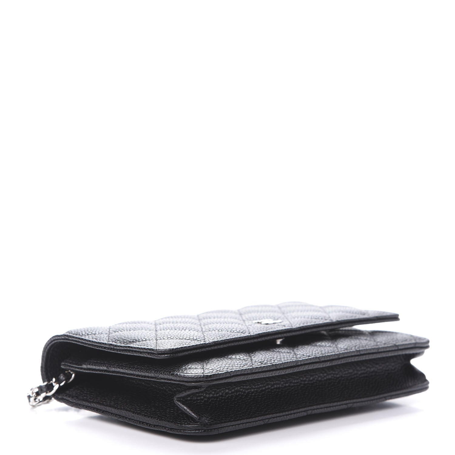 Chanel Caviar Quilted Wallet On Chain WOC Black 4 of 12