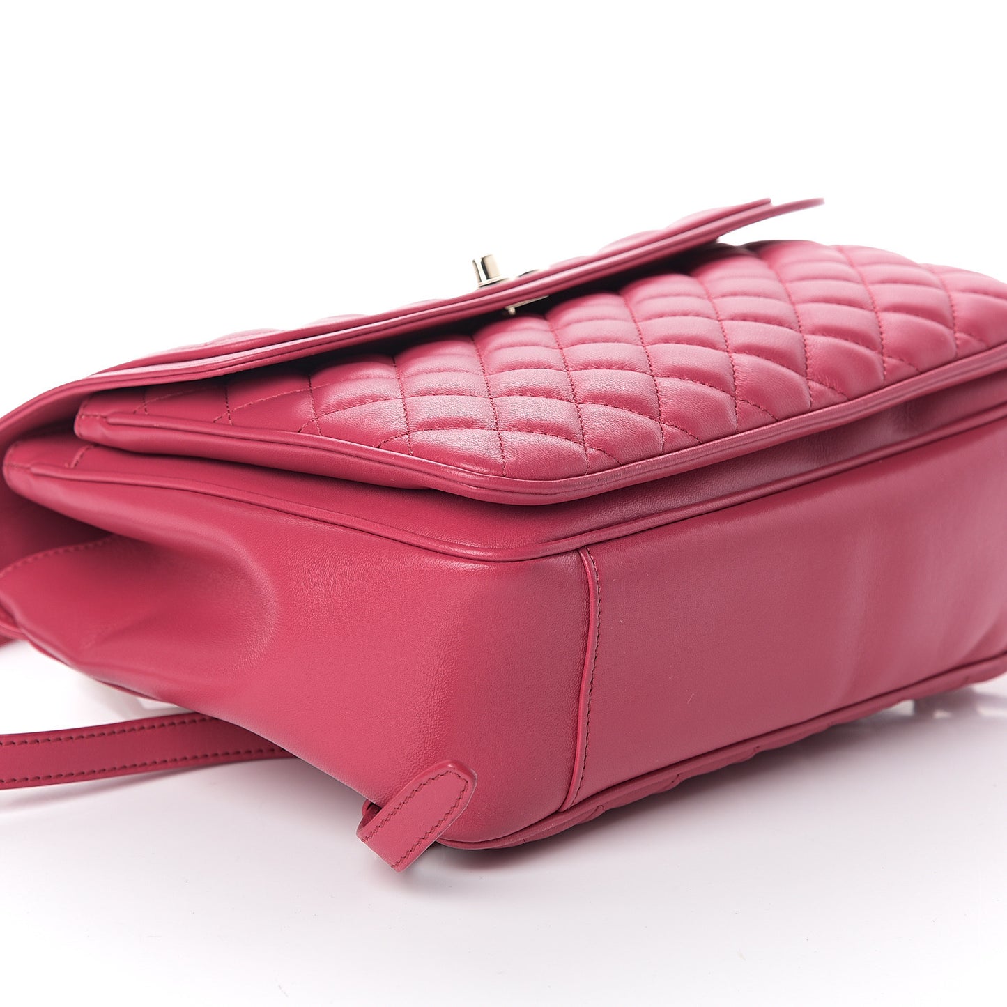 Lambskin Quilted Lovely Day Backpack Pink