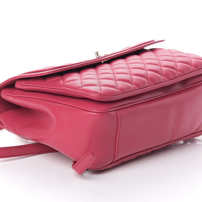 Chanel Lambskin Quilted Lovely Day Backpack Pink 8 of 9