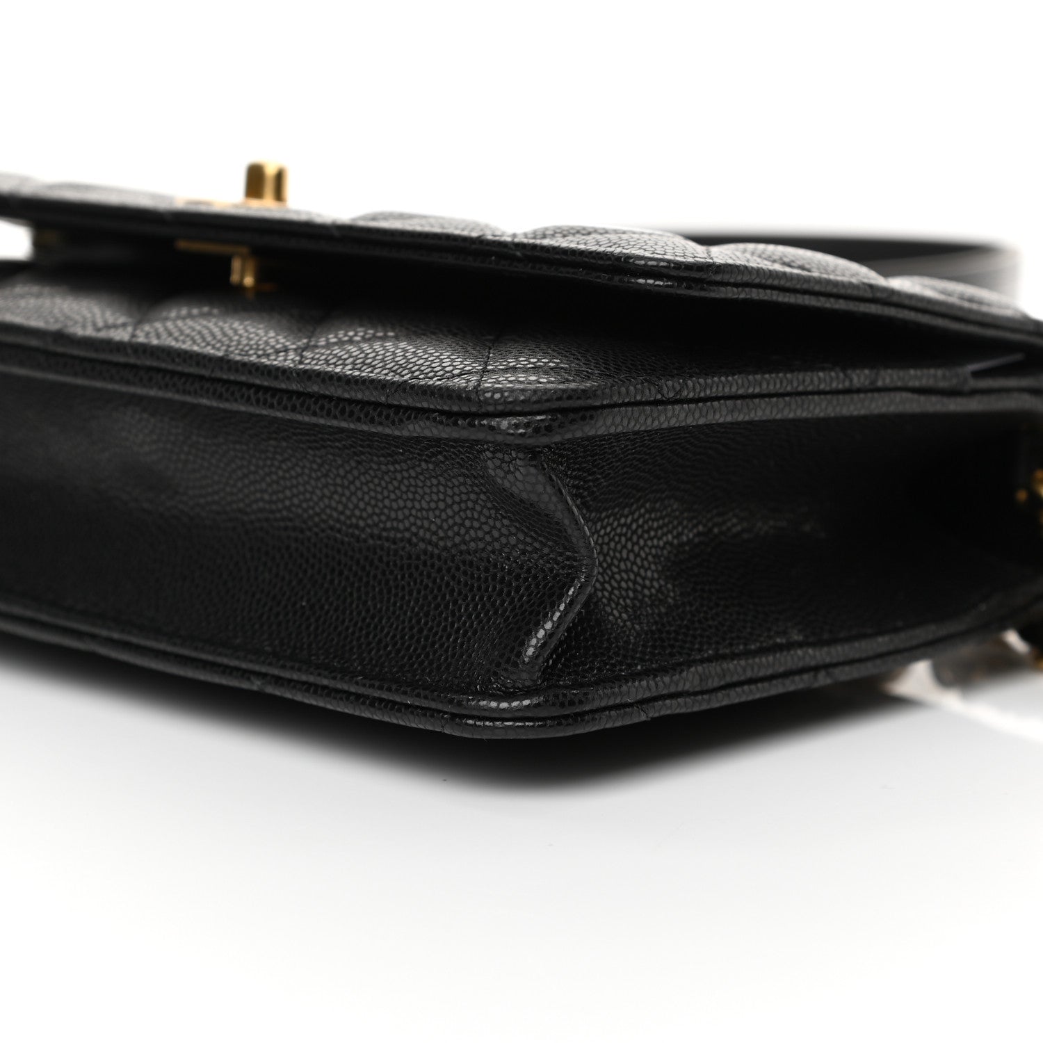Chanel Caviar Quilted Twist Your Buttons Wallet On Chain WOC Black 11 of 11
