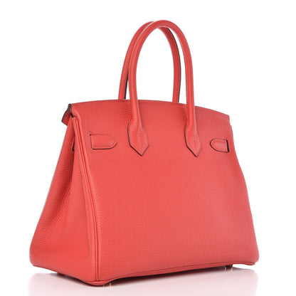 Hermes Togo Birkin 30 Rouge Pivoine 4 of 37