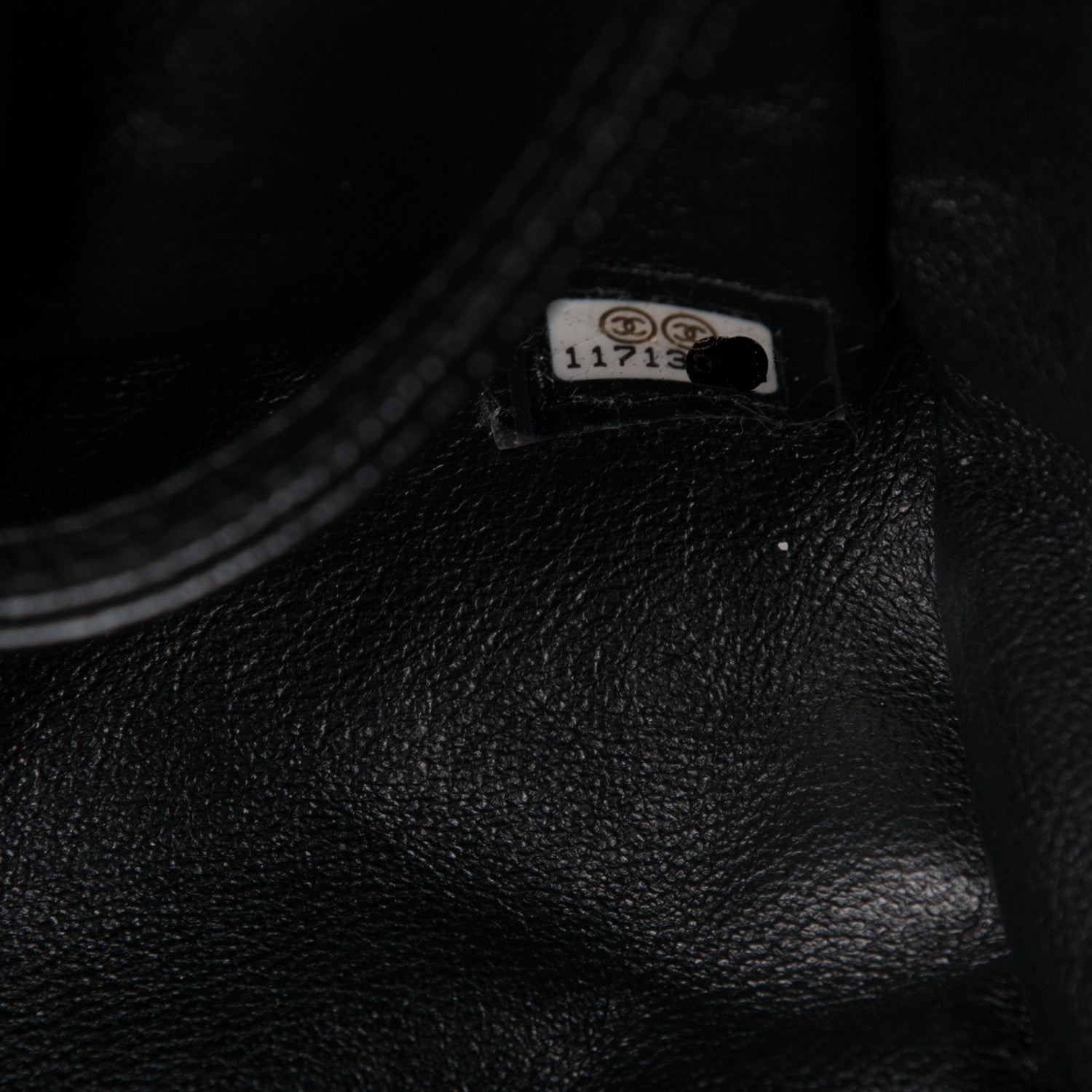 Chanel Caviar Quilted CC Timeless Bowler Black 6 of 7