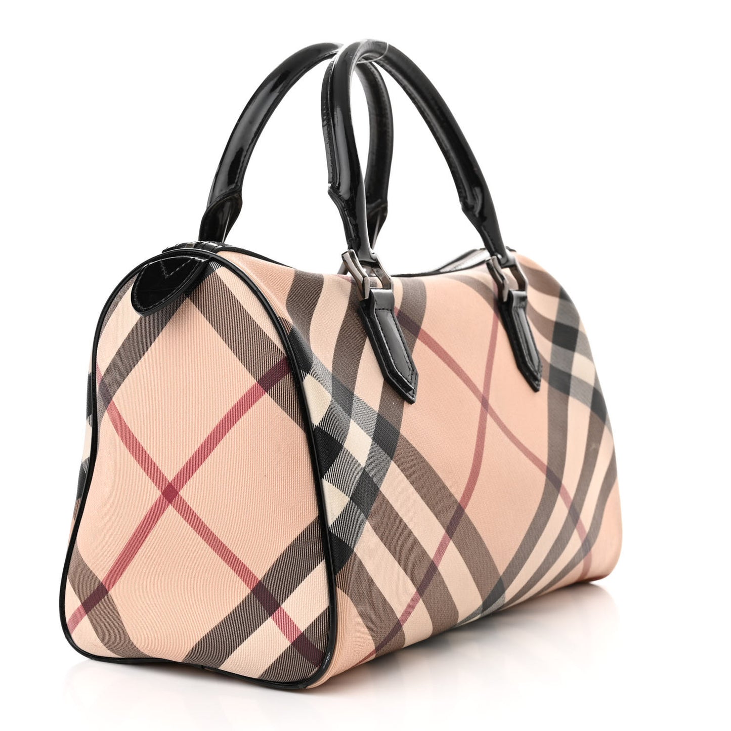 Nova Check Small Chester Bowling Bag Black