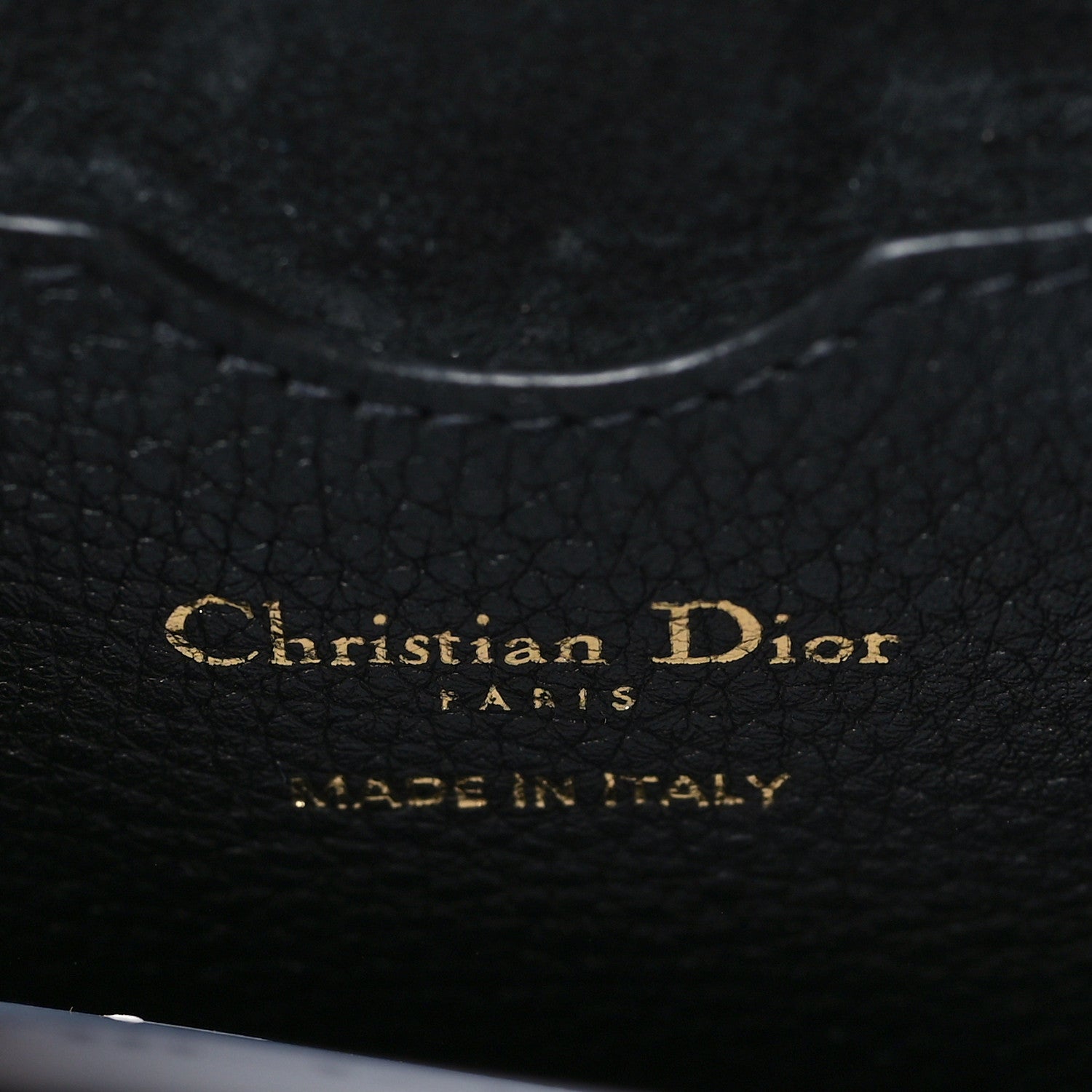 Christian Dior Grained Calfskin Large Bobby Flap Black 6 of 9