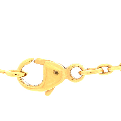 Hermes Lacquered Gold Pop H Pendant Necklace Marron Glace 5 of 6