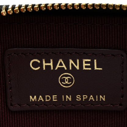 Chanel Caviar Quilted Zip Coin Purse Black 6 of 8