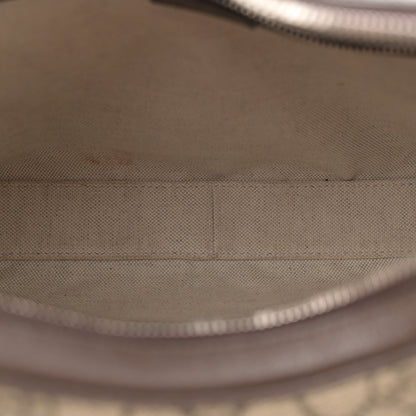 Gucci GG Supreme Monogram Textured Calfskin Web Large Attache Shoulder Bag Beige Ebony New Acero 5 of 11