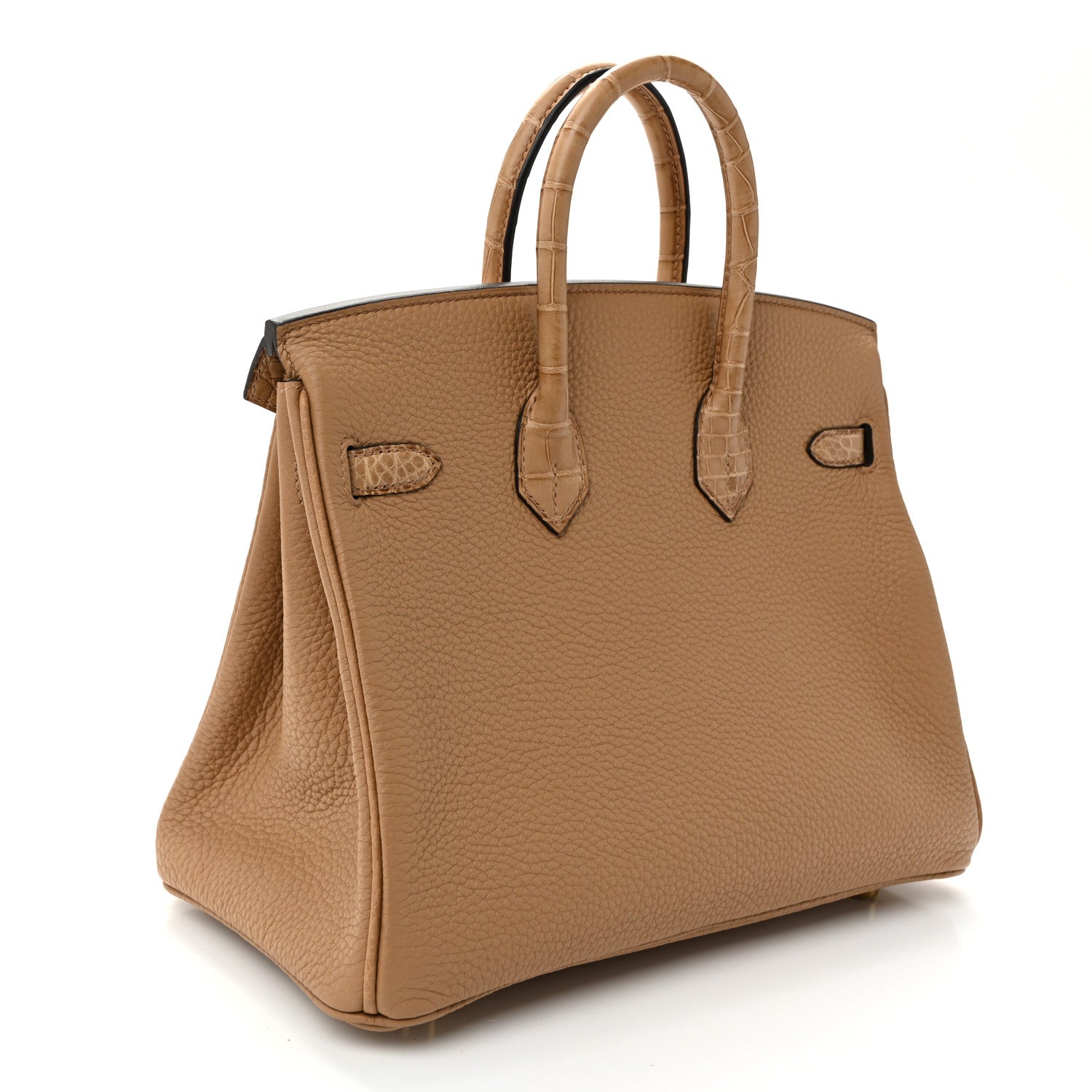 Hermes Togo Matte Alligator Birkin Touch 25 Chai 3 of 25