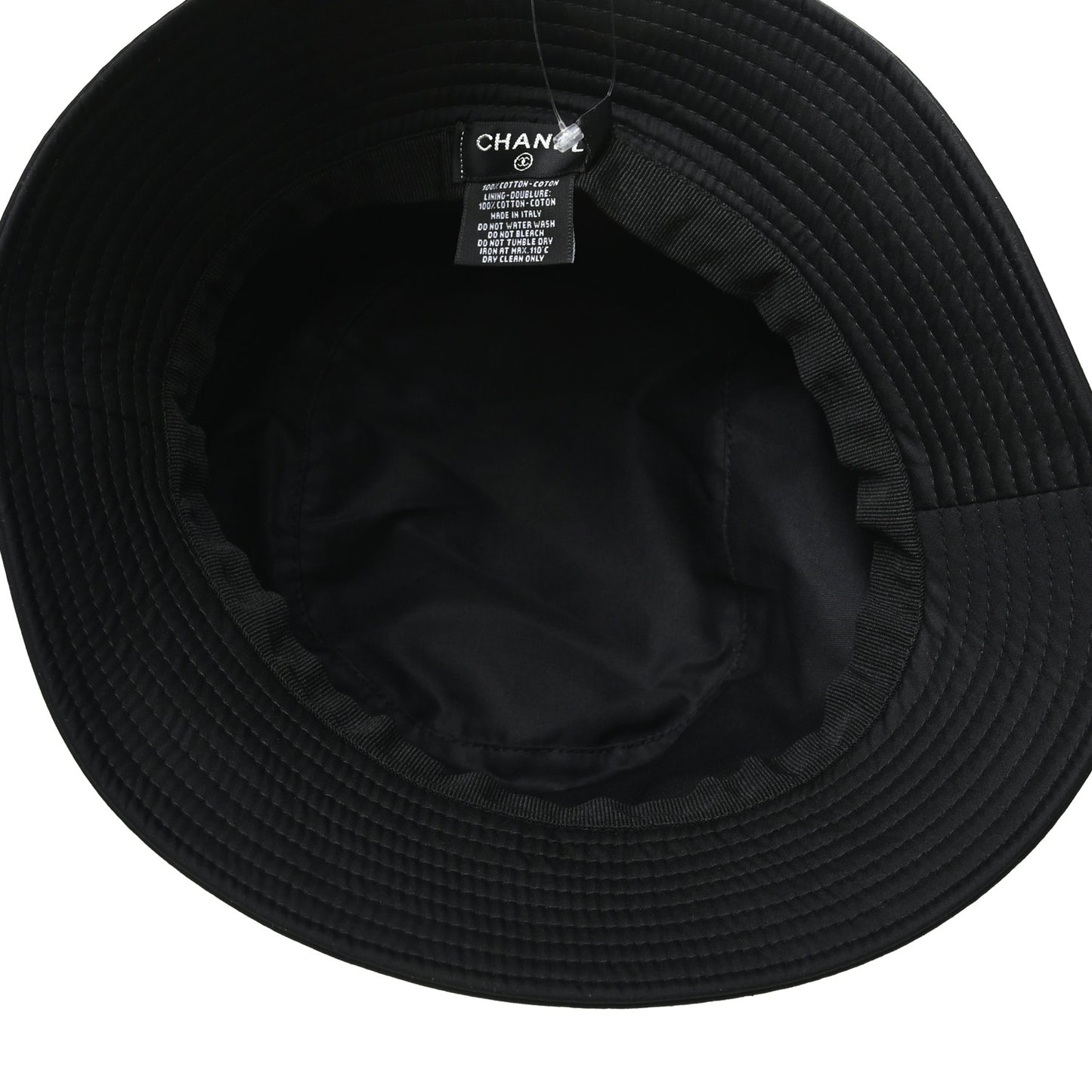 Cotton CC Bucket Hat S Black