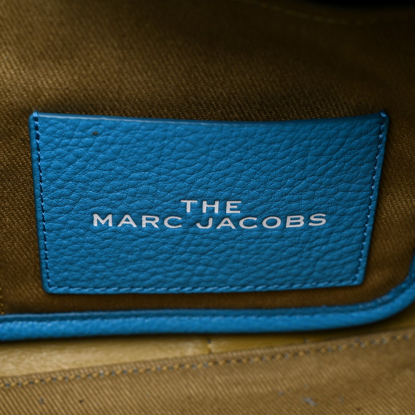 Grained Calfskin Small The Tote Bag Barrier Reef