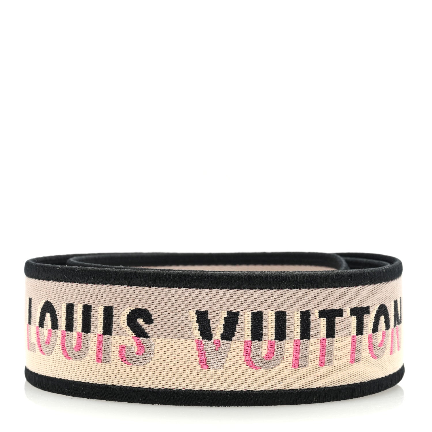 Louis Vuitton Jacquard Diane Shoulder Strap Black 2 of 3