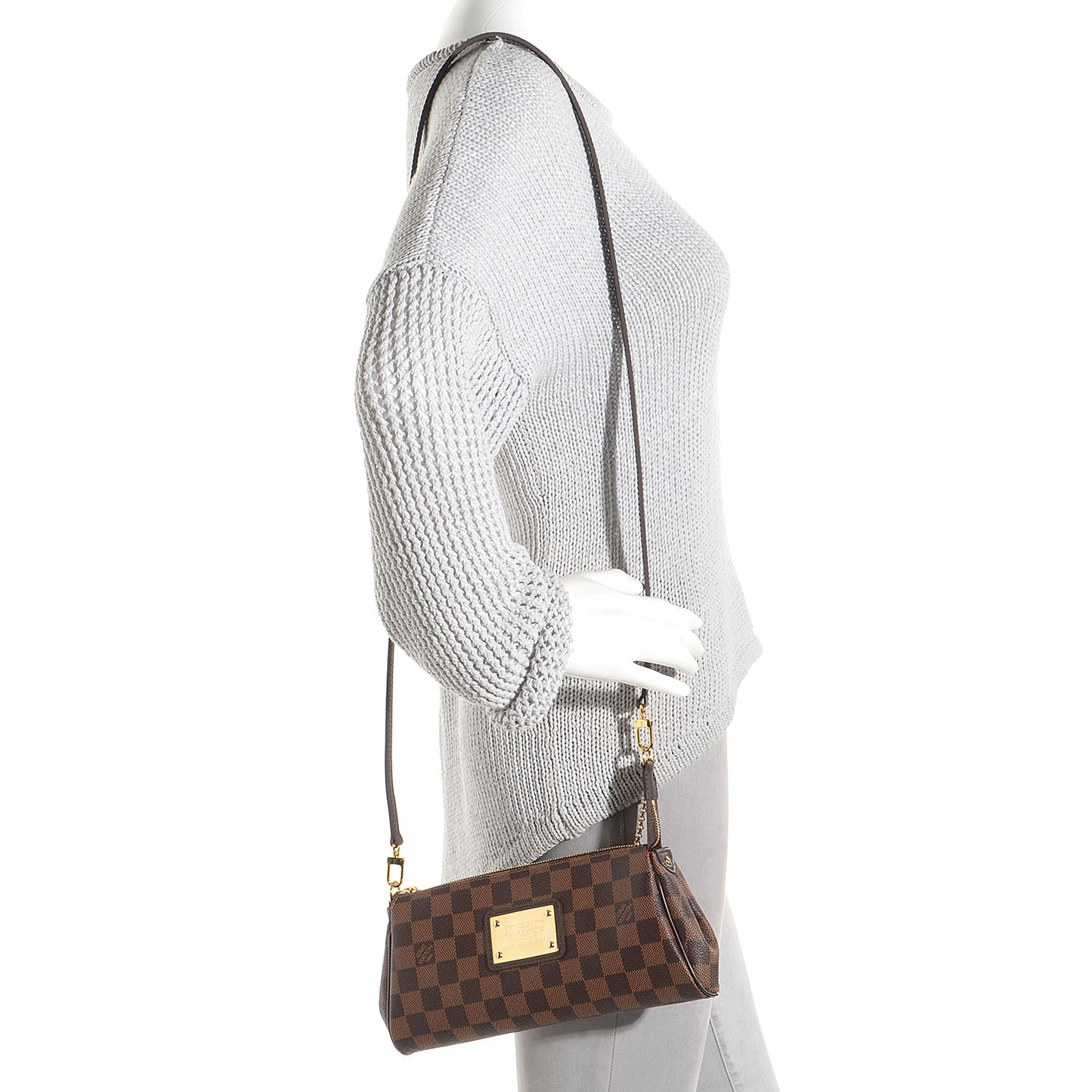 Damier Ebene Eva Clutch